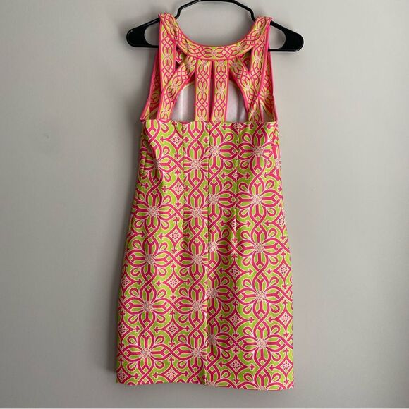 Gretchen Scott Designs Jersey Isosceles Dress Piazza Geometric Print Small - Picture 3 of 10